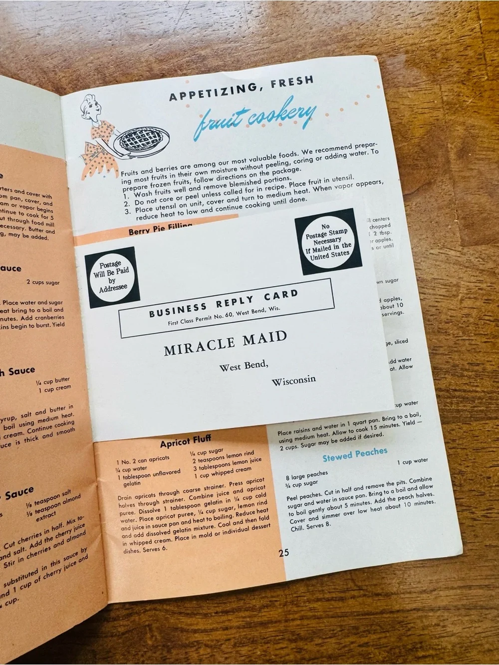Vintage Miracle Maid Cookware Booklet with Recipes 1958